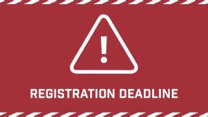 deadline of registration is on or until slots are